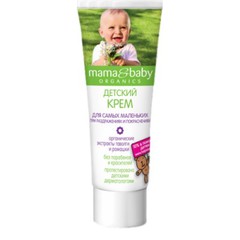 Детский крем для самых маленьких при раздражениях и покраснениях, 75 мл, Mama&Baby Organic