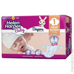 Детские подгузники Helen Harper Newborn Baby (2-5 кг) 24 шт