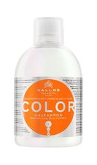 Шампунь Kallos для окрашенных и сухих волос с УФ фильтром Color 1000 мл 