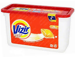 Капсулы для стирки цветного белья Vizir Original Fresh 42 шт.