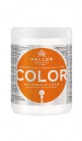 Маска Kallos с льняным маслом и УФ фильтром (Color) 1000 мл
